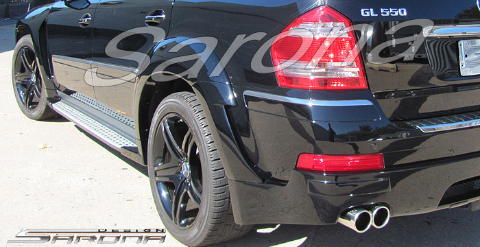 Custom Mercedes GL  SUV/SAV/Crossover Rear Lip/Diffuser (2006 - 2009) - $1490.00 (Part #MB-010-RA)